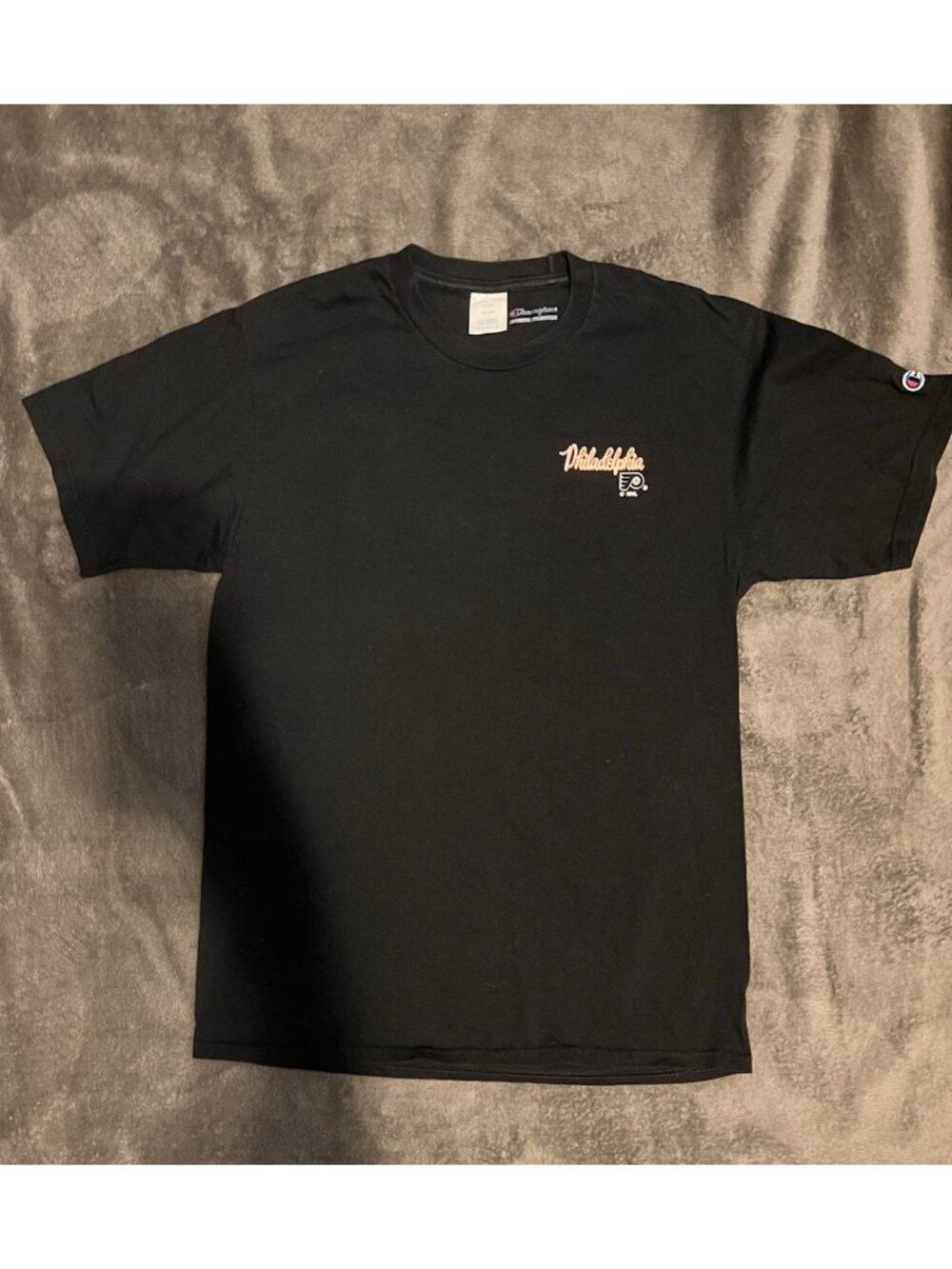 Champion Philadelphia Flyers Shirt Medium Black You Had Me At Flyers Hockey NHL